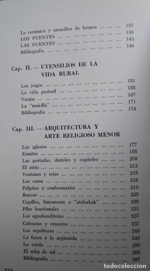 Libros de segunda mano: ARTE POPULAR VASCO -- LUIS PEDRO PE&Ntilde;A SANTIAGO - Foto 8