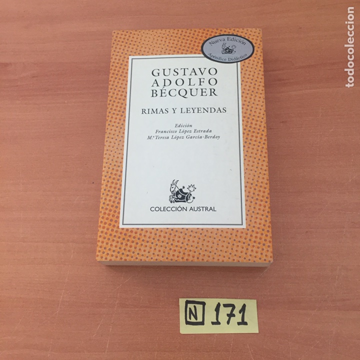 Libros de segunda mano: Gustavo Adolfo B&eacute;cquer rimas y leyendas - Foto 1