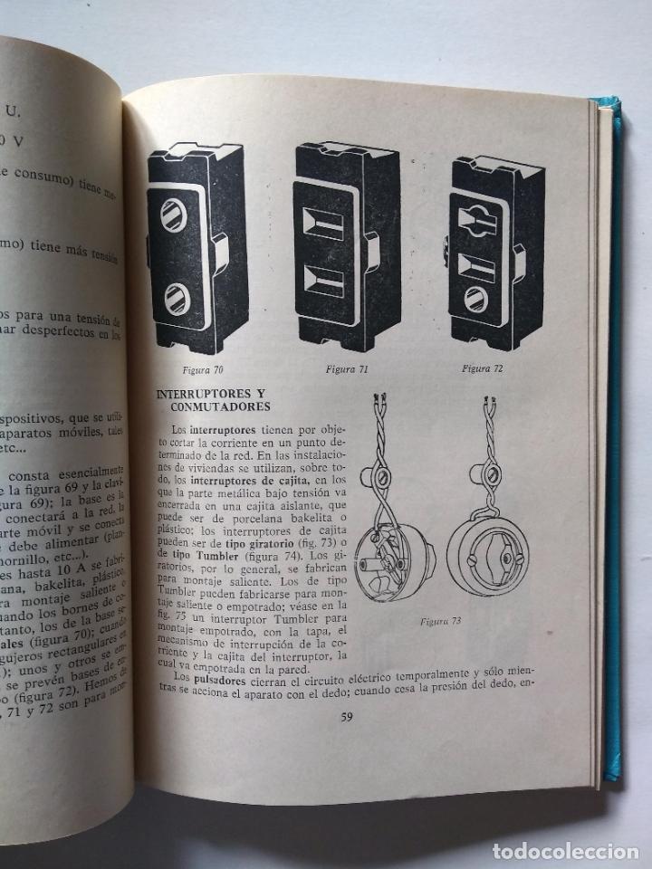 Libros de segunda mano: INSTALACIONES EL&Eacute;CTRICAS I Y II | RAMIREZ V&Aacute;ZQUEZ | CEAC 1966 - Foto 6