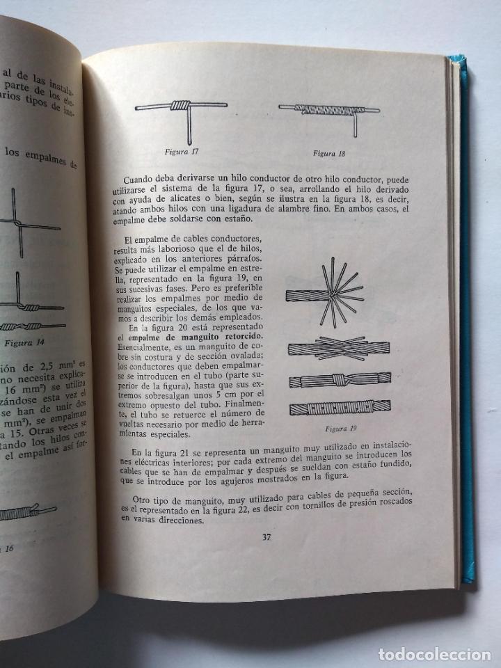 Libros de segunda mano: INSTALACIONES EL&Eacute;CTRICAS I Y II | RAMIREZ V&Aacute;ZQUEZ | CEAC 1966 - Foto 7