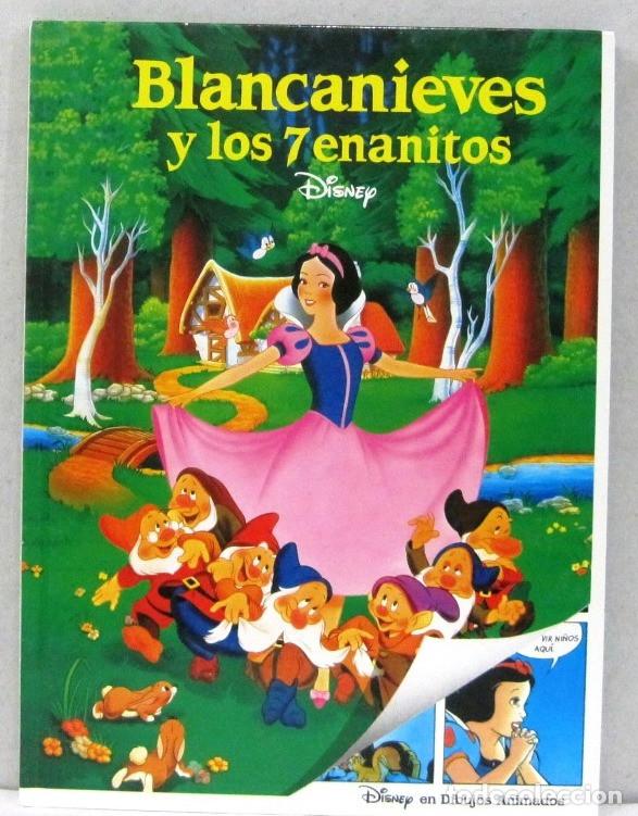 Libros de segunda mano: DISNEY -BLANCA NIEVES Y LOS 7 ENANITOS - EN DIBUJOS ANIMADOS -