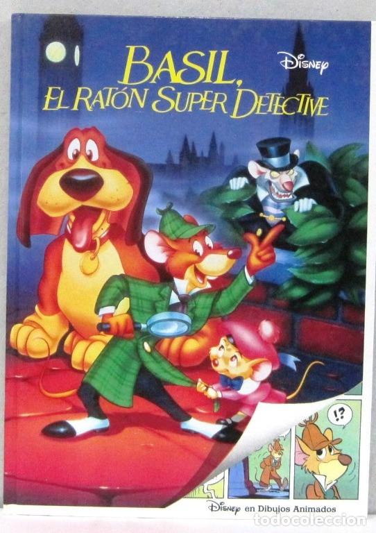 Libros de segunda mano: DISNEY - BASIL EL RATON SUPER DETECTIVE - EN DIBUJOS ANIMADOS - - Foto 1