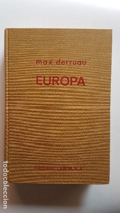 Libros de segunda mano: EUROPA - MAX DERRUAU - 1&ordf; EDIC ESPA&Ntilde;OLA 1965 - - Foto 1
