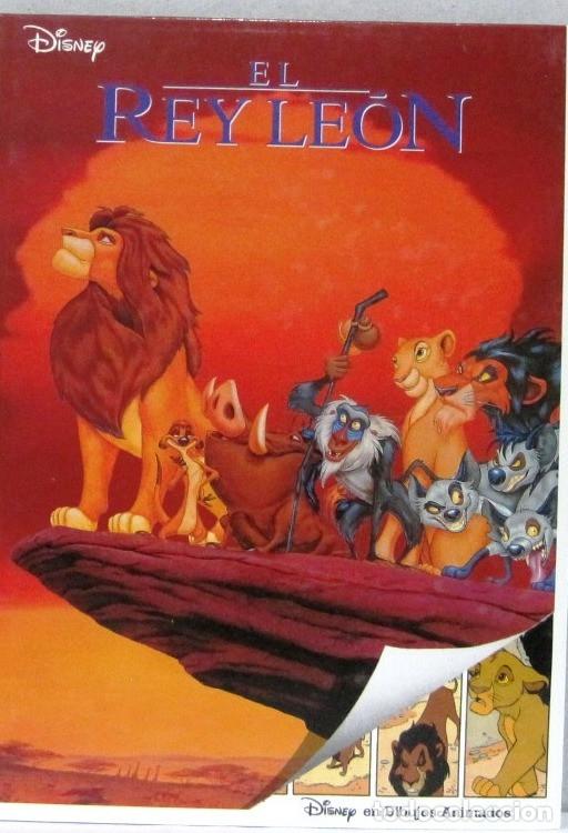 Libros de segunda mano: DISNEY - EL REY LEON - EN DIBUJOS ANIMADOS - - Foto 1