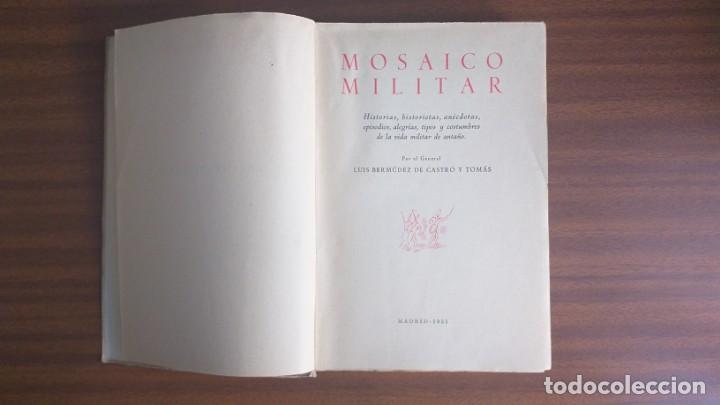 Libros de segunda mano: Mosaico militar --- L. Berm&uacute;dez de Castro - Foto 9
