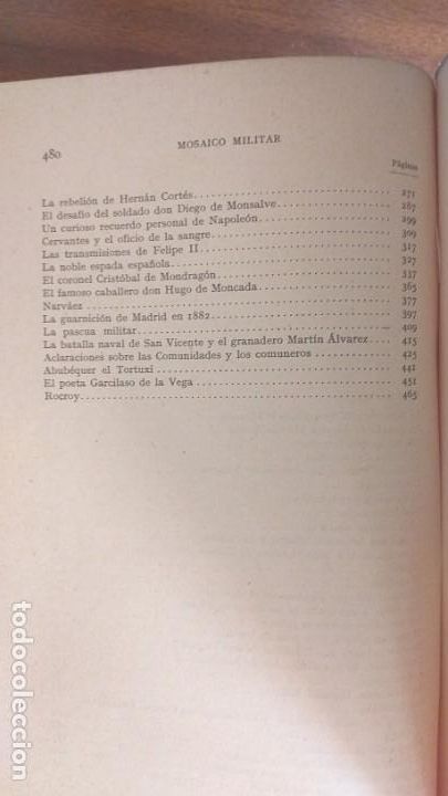 Libros de segunda mano: Mosaico militar --- L. Berm&uacute;dez de Castro - Foto 16