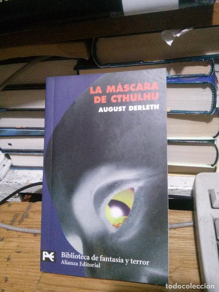 Libros de segunda mano: LA MASCARA DE CTHULHU, AUGUST DERLETH, ED. ALIANZA - Foto 1