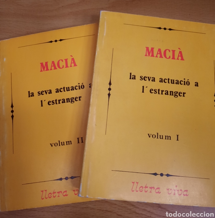 Libros de segunda mano: Maci&agrave; La seva actuaci&oacute; a lestranger Carner-Ribalta 2 vol. - Foto 1