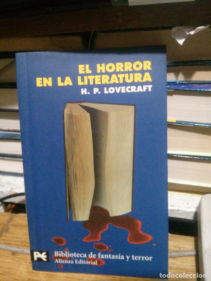 Second hand books: EL HORROR EN LA LITERATURA, H.P. LOVECRAFT, ED. ALIANZA
