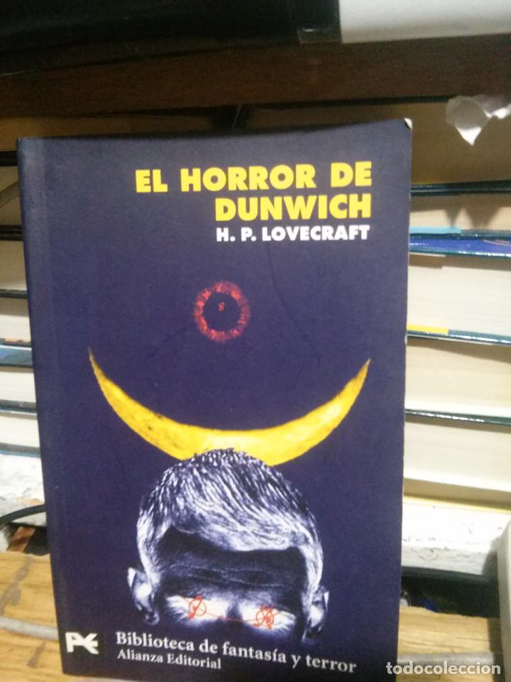 Libros de segunda mano: EL HORROR DE DUNWICH, H.P. LOVECRAFT, ED. ALIANZA - Foto 1