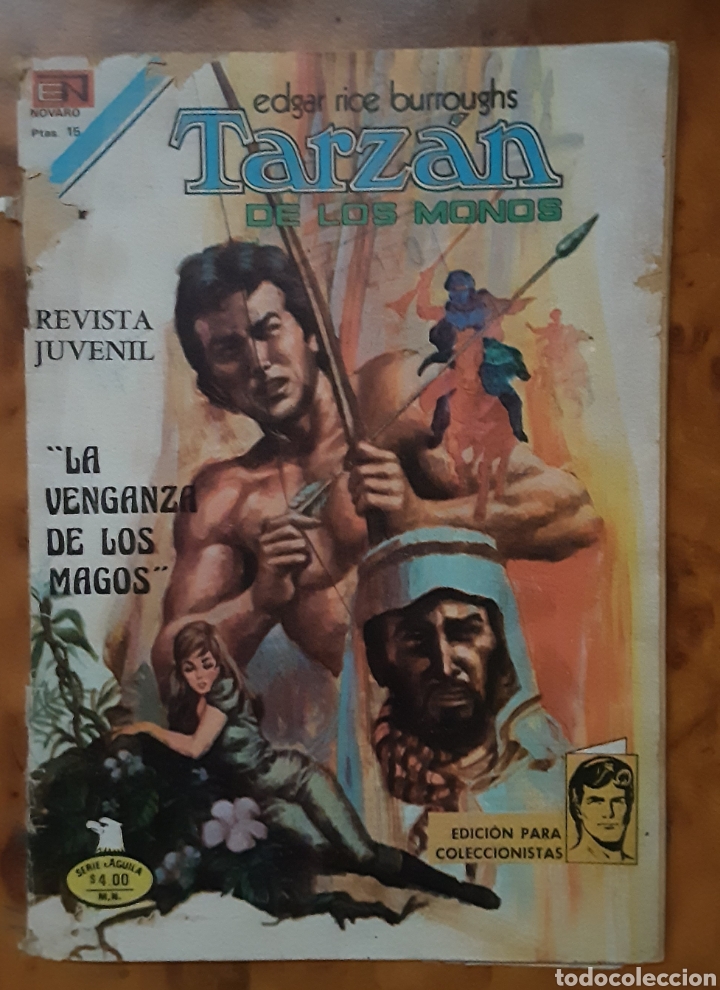 Libros de segunda mano: Tarzan de los monos La venganza de los magos seria Aguila - Foto 1