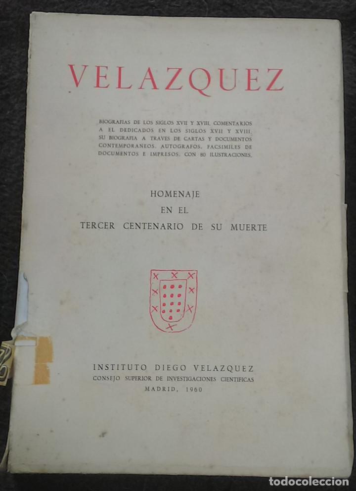Libros de segunda mano: Vel&aacute;zquez. Homenaje en el tercer centenario de su muerte - Foto 1