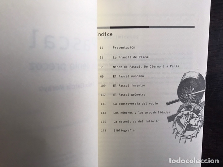 Libros de segunda mano: Pascal genio precoz. F&eacute;lix Garc&iacute;a. Como nueva - Foto 3
