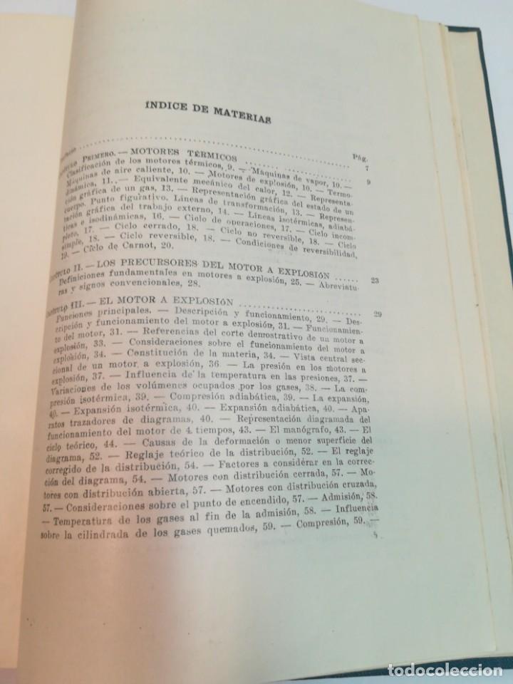 Libros de segunda mano: J. FERPI Motores a explosi&oacute;n S995T - Foto 4