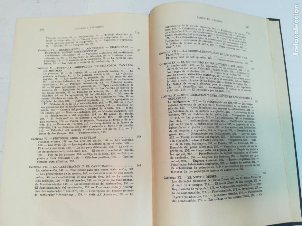 Libros de segunda mano: J. FERPI Motores a explosi&oacute;n S995T - Foto 5