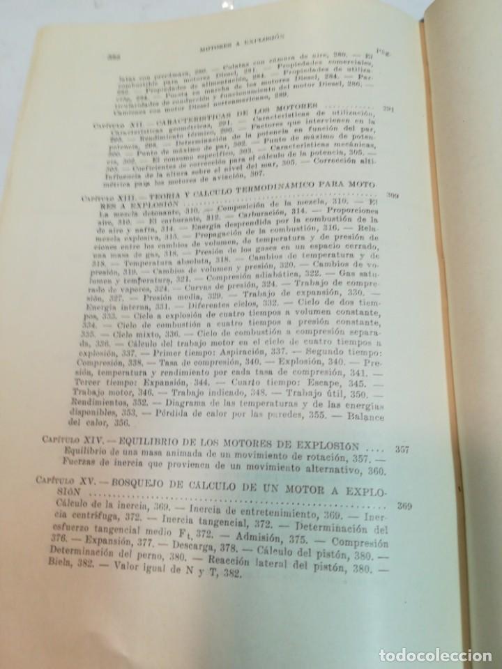 Libros de segunda mano: J. FERPI Motores a explosi&oacute;n S995T - Foto 6