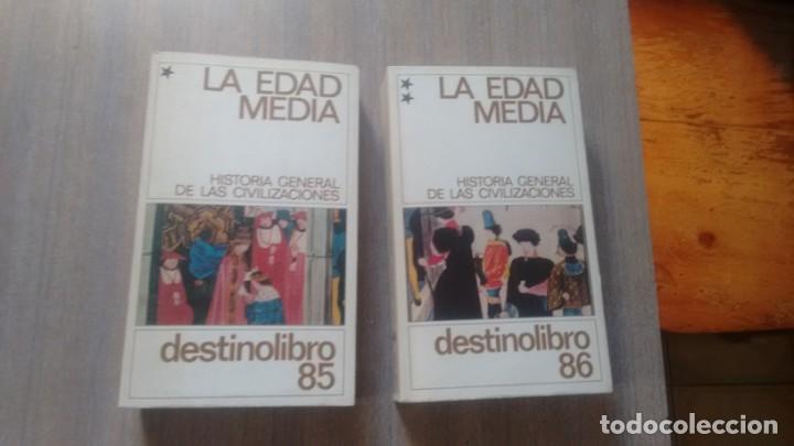 Libros de segunda mano: LOTE DE 2 LIBROS - LA EDAD MEDIA -DESTINOLIBRO 85 Y 86 - - Foto 1