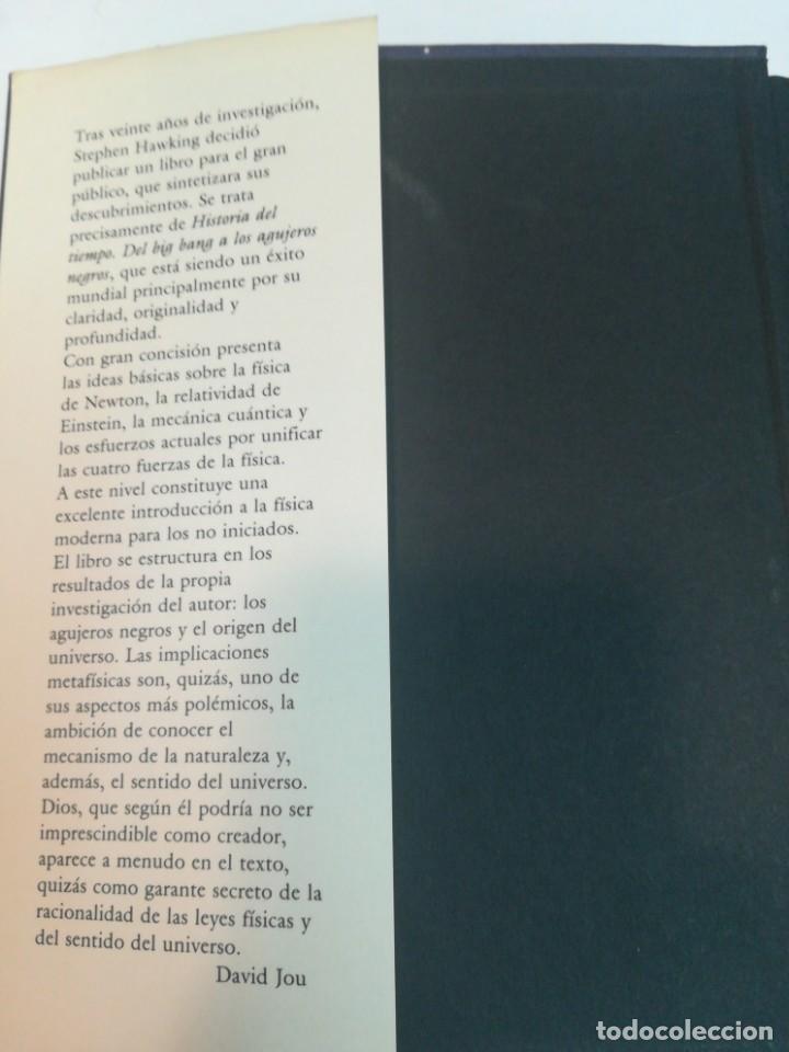 Libros de segunda mano: STEPHEN W. HAWKING Historia del tiempo S1008T - Foto 2