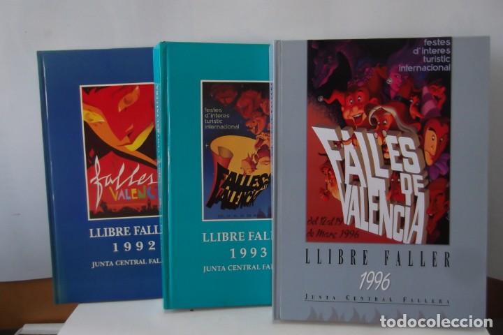 Libros de segunda mano: &iexcl;&iexcl; LLIBRE FALLER, 3 A&Ntilde;OS, 1991,92, y 96. Junta Central Fallera. ( JCF.) - Foto 2