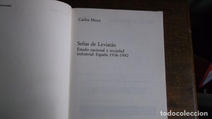 Libros de segunda mano: se&ntilde;as de leviatan. carlos moya - Foto 2