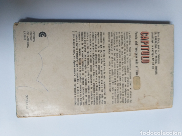 Libros de segunda mano: Jorge Luis Borges cuentos . Cap&iacute;tulo 48 biblioteca 1968 - Foto 5
