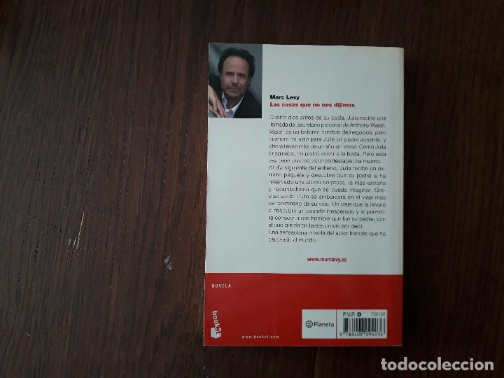 Libros de segunda mano: libro usado, las cosas que no nos dijimos, Marc levy. Booket - Foto 2
