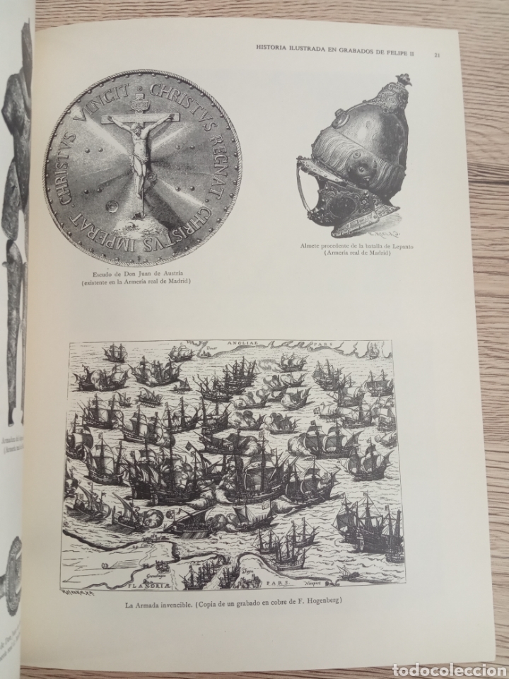 Libros de segunda mano: Facs&iacute;mil grabados Historia de Felipe Segundo - Foto 3