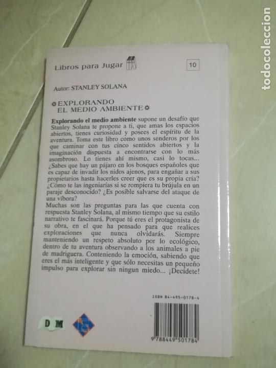 Libros de segunda mano: EXPLORANDO EL MEDIO AMBIENTE. STANLEY SOLANA. 1995. M.E EDITORES - Foto 2