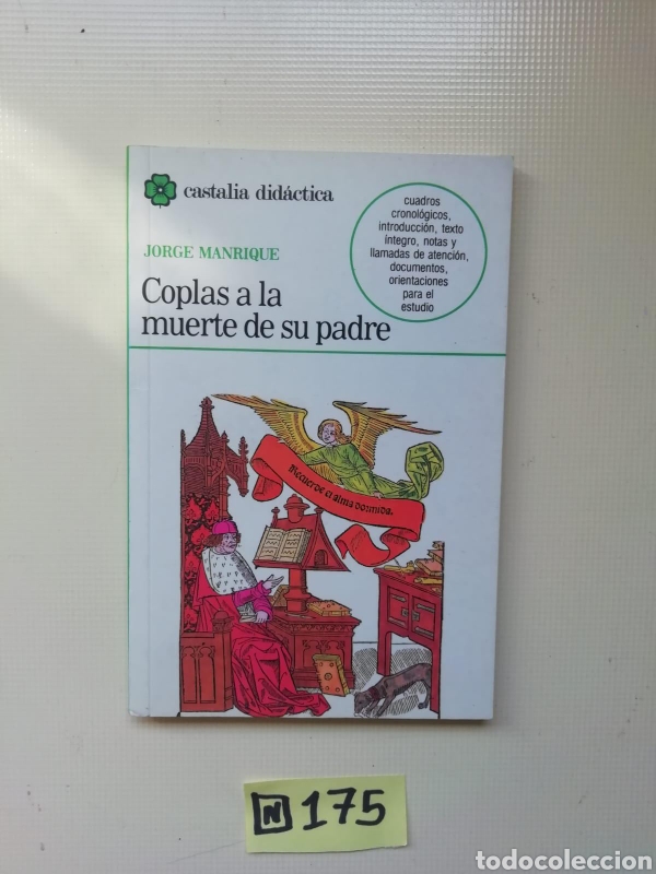 Libros de segunda mano: Coplas A La Muerte De Su Padre - Foto 1