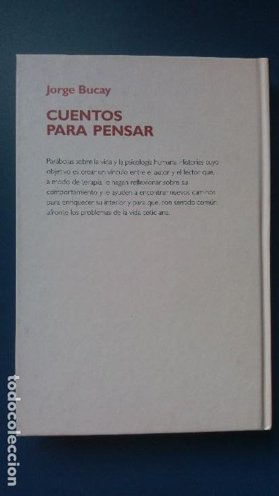 Libros de segunda mano: Cuentos para pensar. Jorge Bucay - Foto 2