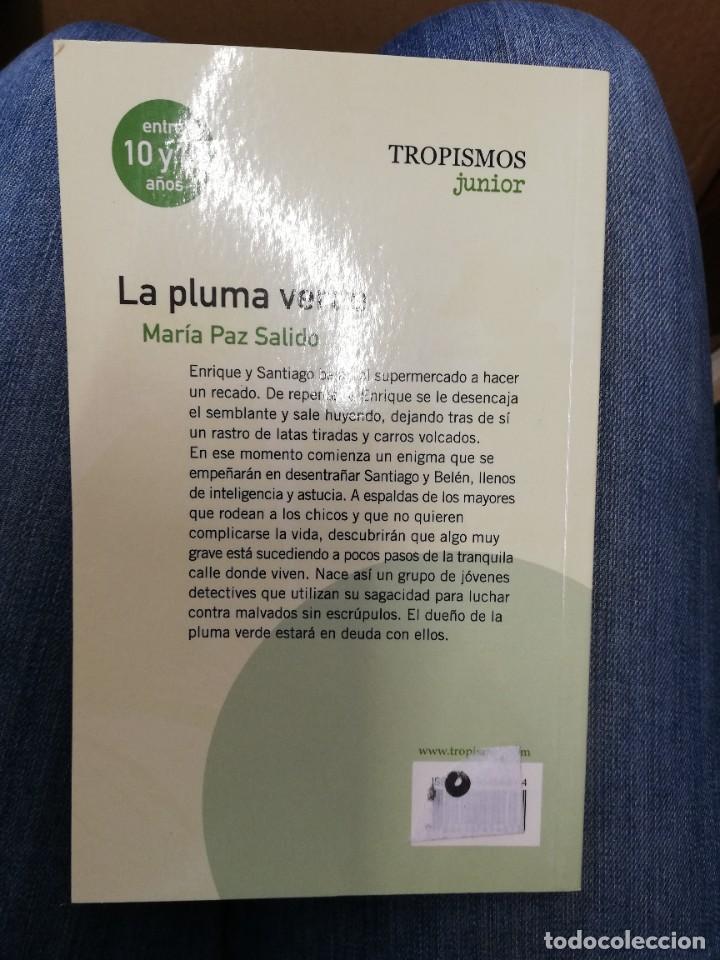 Libros de segunda mano: La pluma verde. Mar&iacute;a Paz Salido - Foto 2