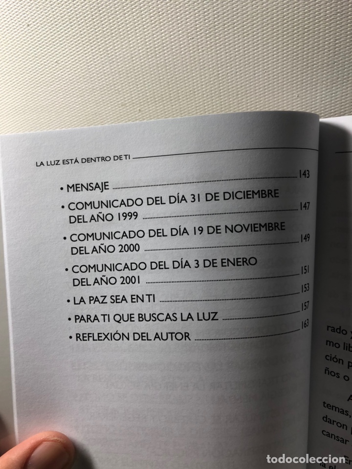 Libros de segunda mano: LA LUZ ESTA DENTRO DE TI - MANUEL FARINOS - ED. - Foto 6
