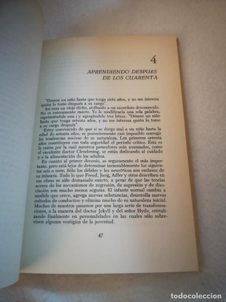 Libros de segunda mano: LA VIDA COMIENZA A LOS CUARTENTA. WALTER B.PITKIN. 1977. EDITORIAL CENTRAL. RUSTICA. 153 PAG - Foto 3