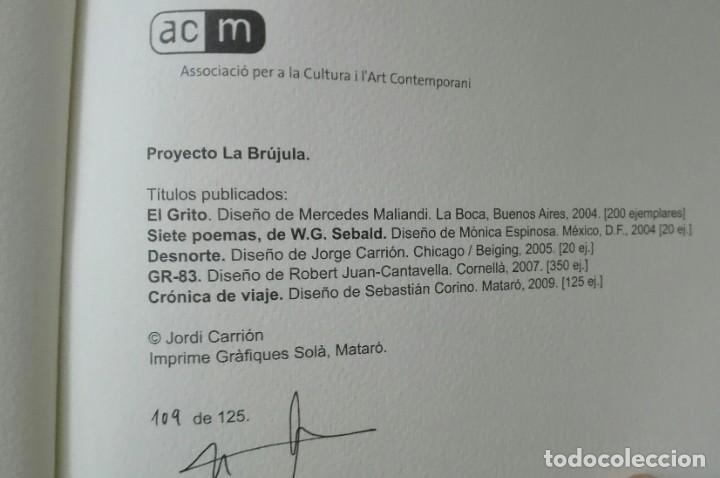 Libros de segunda mano: Jorge Carri&oacute;n. Cr&oacute;nica de viaje. 2009 - Foto 2
