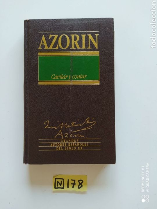 Libros de segunda mano: Cavilar y contar Azor&iacute;n - Foto 1