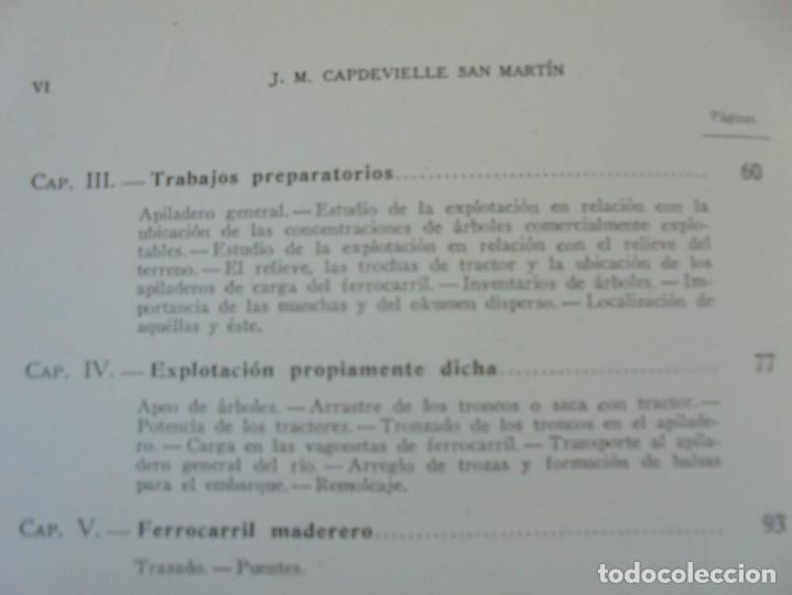 Libros de segunda mano: EL BOSQUE DE LA GUINEA EXPLORACION Y EXPLOTACION. J.M. CAPDEVIELLE. EDITORIAL DOSSAT 1947 - Foto 10