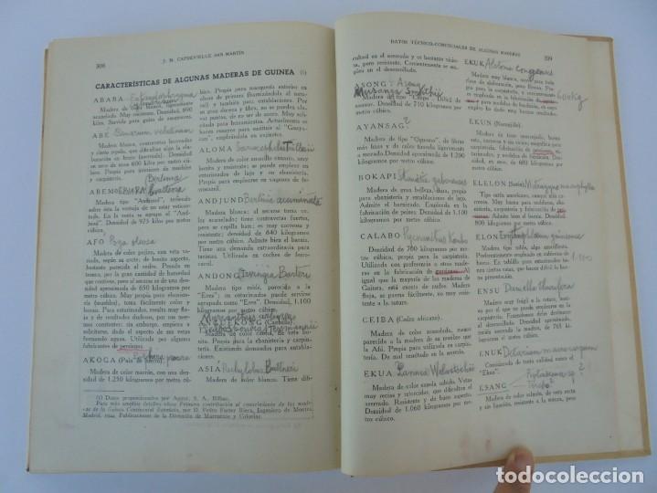 Libros de segunda mano: EL BOSQUE DE LA GUINEA EXPLORACION Y EXPLOTACION. J.M. CAPDEVIELLE. EDITORIAL DOSSAT 1947 - Foto 19
