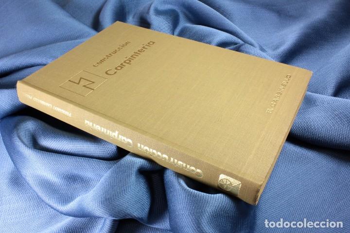 Libros de segunda mano: Construcci&oacute;n. Carpinter&iacute;a. Cassinello. 1973. Construction. Carpentry. - Foto 2