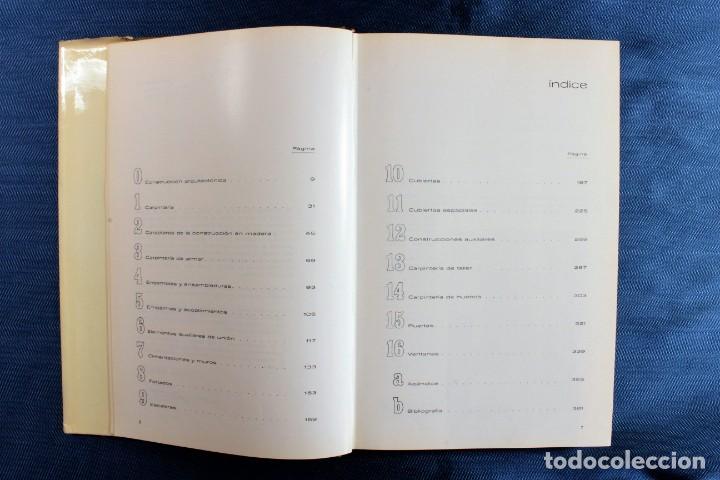 Libros de segunda mano: Construcci&oacute;n. Carpinter&iacute;a. Cassinello. 1973. Construction. Carpentry. - Foto 5
