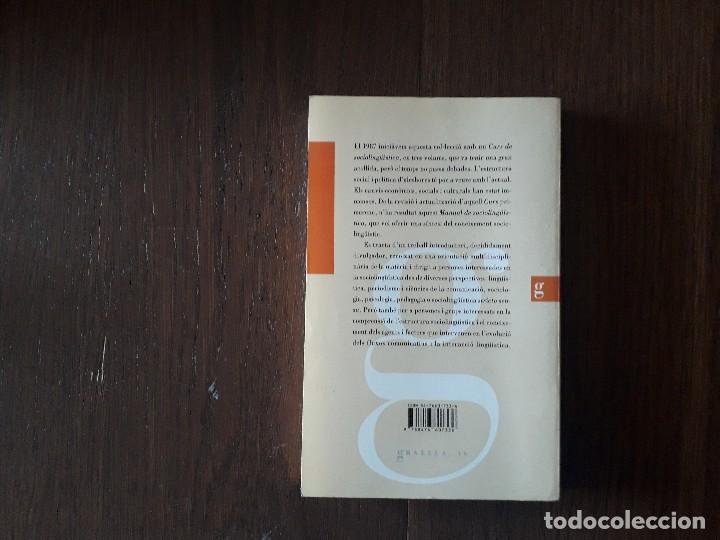 Libros de segunda mano: libro usado, Manual de socioling&uuml;istica, Toni Moll&agrave;. Bromera. - Foto 2