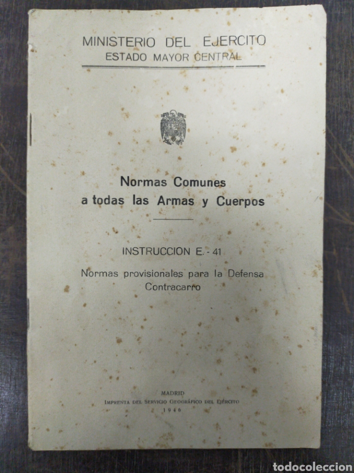 Libros de segunda mano: Normas comunes a todas las armas y cuerpos. 1946 - Foto 1