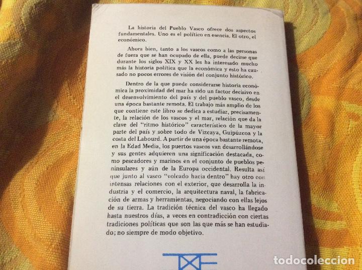 Libros de segunda mano: LOS VASCOS Y EL MAR. JULIO CARO BAROJA - Foto 2