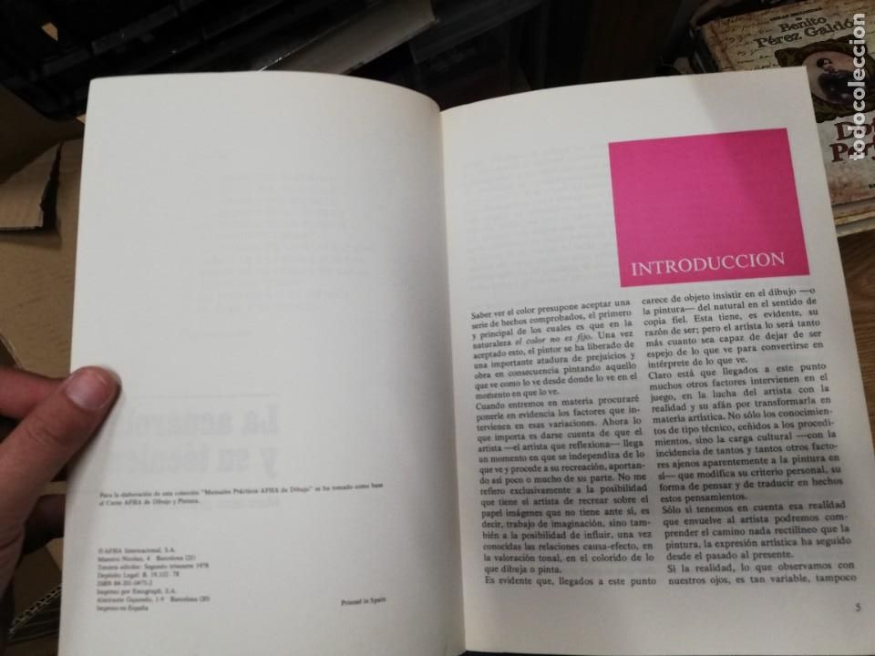 Libros de segunda mano: LA ACUARELA Y SU T&Eacute;CNICA. 1978 - Foto 2