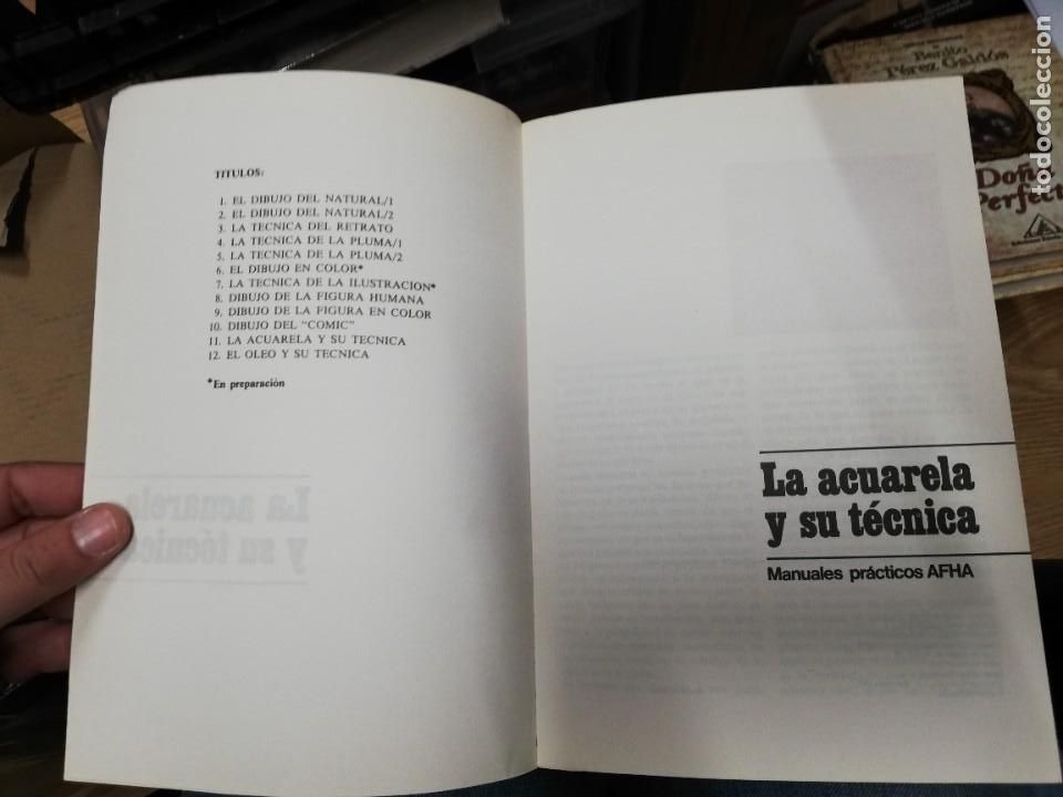 Libros de segunda mano: LA ACUARELA Y SU T&Eacute;CNICA. 1978 - Foto 3