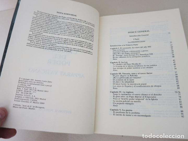 Libros de segunda mano: Los c&iacute;rculos del poder. Apparat Vaticano. Antonio Castro. Edit. Popular. Org. interna de la Iglesia - Foto 5