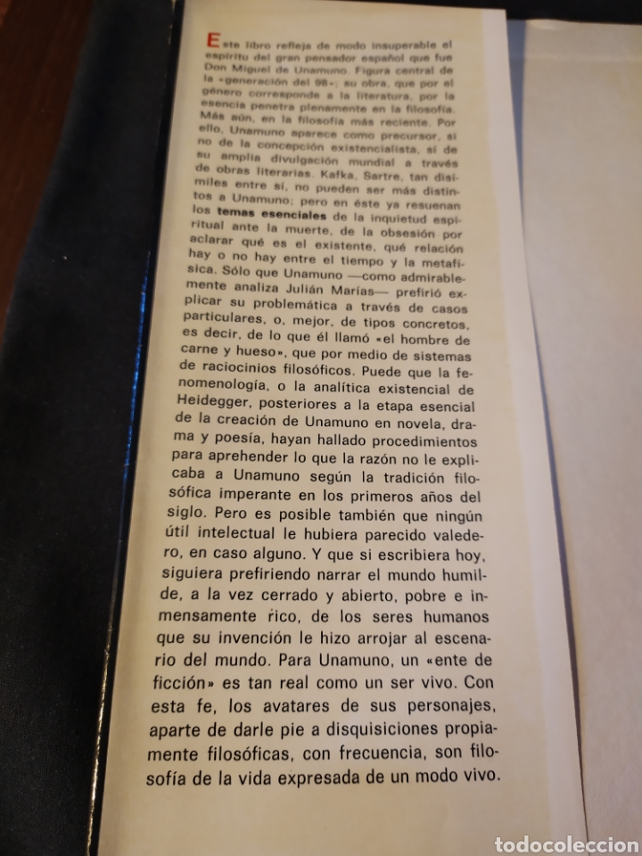 Libros de segunda mano: Miguel de Unamuno. Juli&aacute;n Mar&iacute;as - Foto 4