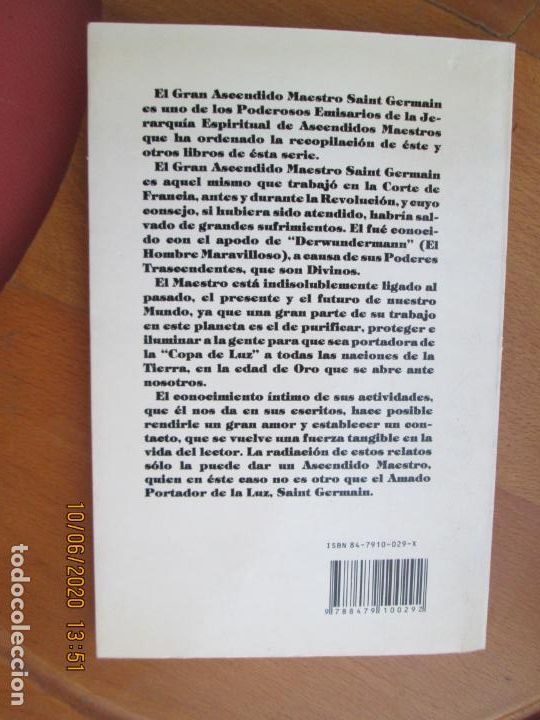 Libros de segunda mano: EL SEPTIMO RAYO - SAINT GERMAIN - EDITORIAL HUMANITAS -1990 - Foto 2