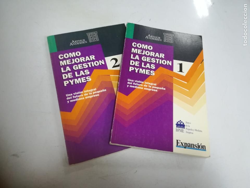 Libros de segunda mano: COMO MEJORAR LA GESTION DE LAS PYMES. 2 TOMOS. ARTHUR ANDERSEN. 1991. RUSTICA - Foto 1