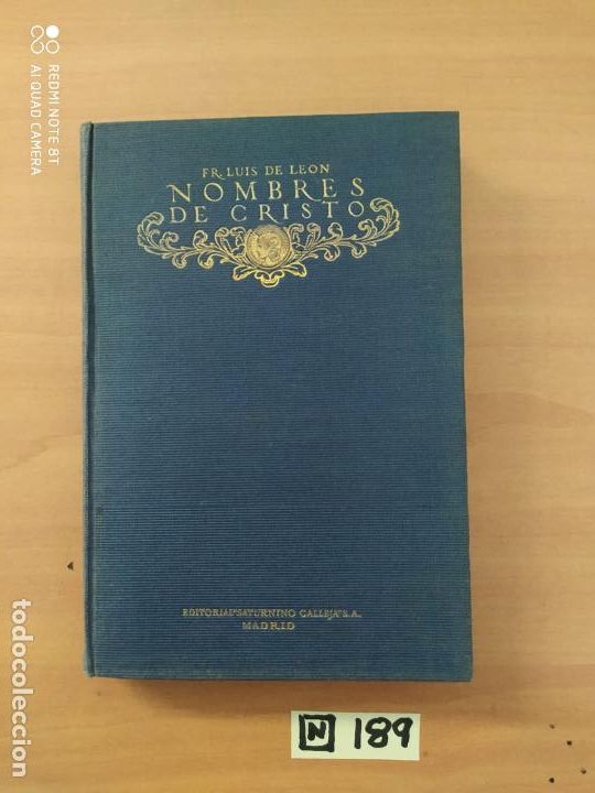 Libros de segunda mano: Nombres de Cristo - Foto 1