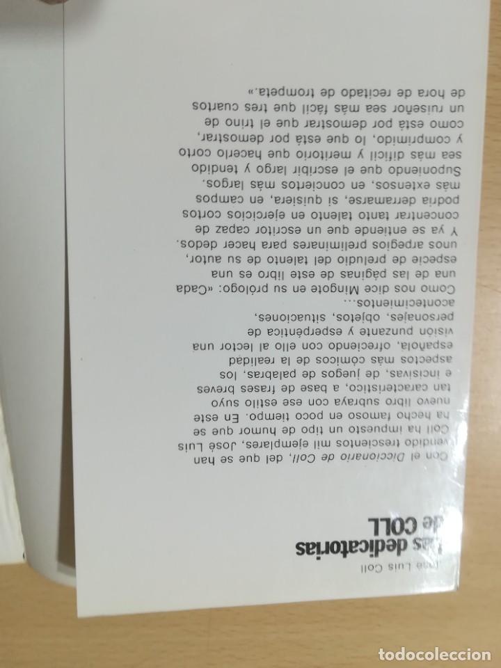 Libros de segunda mano: LAS DEDICATORIAS DE COLL - COLECCI&Oacute;N FABULA - PLANETA T+106 - Foto 4